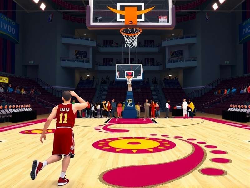 NBA 2K25 Crossover Kings Diwali event with rangoli court